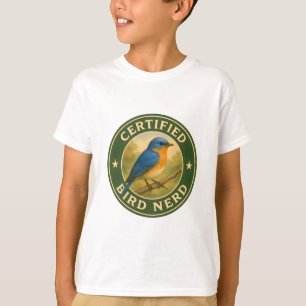 T-shirt Badge Vintage de l'Est du Bluebird