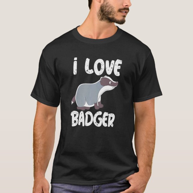 T-shirt Badger Badger Burrow Honey Badger Fores (Devant)
