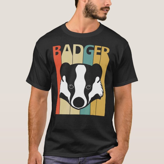 T-shirt Badger Costume Badger (Devant)