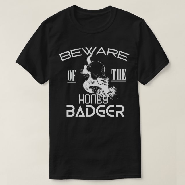 T-shirt Badger Honey Badger Forest Animal Gift 18 (Design devant)