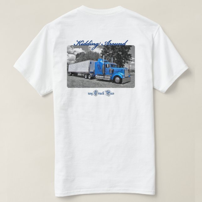 T-shirt Badiner autour de (avant vide) (Design dos)