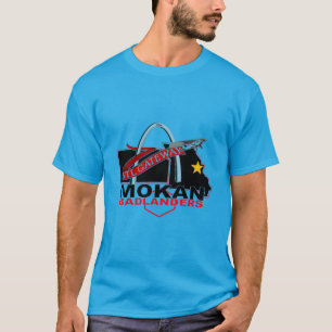 T-shirt Badlanders STL Gateway centrés sur les teintes fon