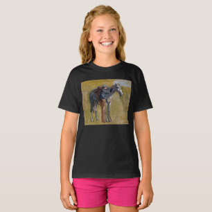 T-shirt Badlands américaines : Cow-boy du Far West avec ch