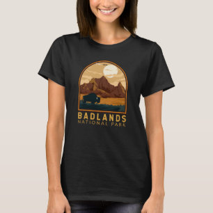T-shirt Badlands National Park Emblem Vintage