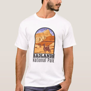 T-shirt Badlands National Park South Dakota Vintage