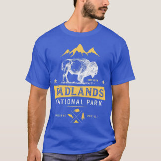 T-shirt Badlands National Park T Buffalo Bison Dakot Sud