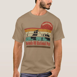 T-shirt Badlands US National Park South Dakota Distants