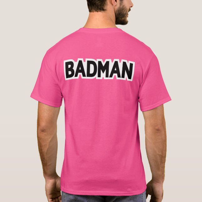 T-SHIRT BADMAN 背面プリント (Dos)