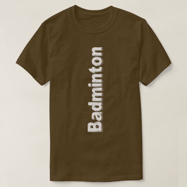 T-shirt Badminton (Design devant)