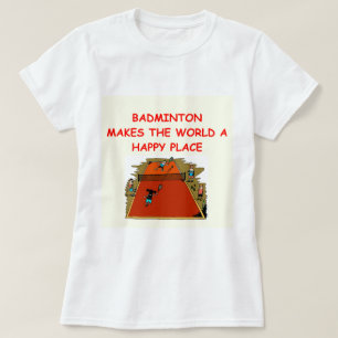 T-shirt badminton