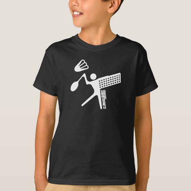 T-shirt BADMINTON 1873 version masculino (Devant)