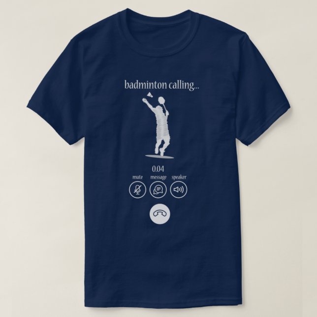 T-shirt Badminton 19 (Design devant)