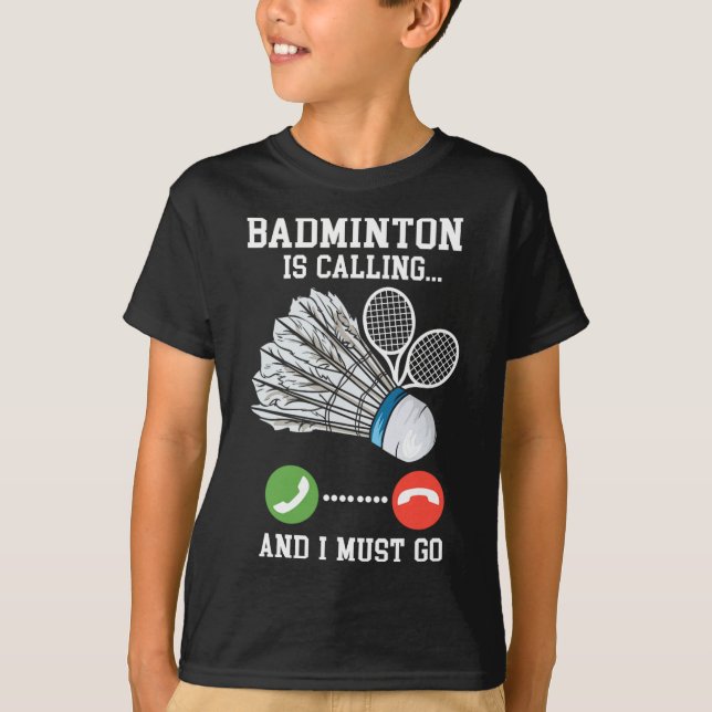 T-shirt Badminton Appelle (Devant)