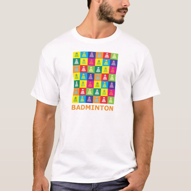 T-shirt Badminton d'art de bruit (Devant)