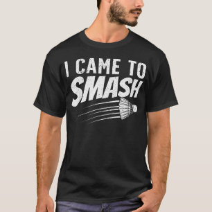 T-shirt Badminton Drôle Badminton
