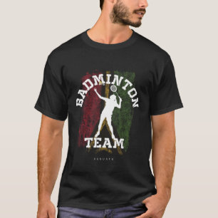 T-shirt Badminton féminin Vanuatu Jeu Net Joueur Badminto