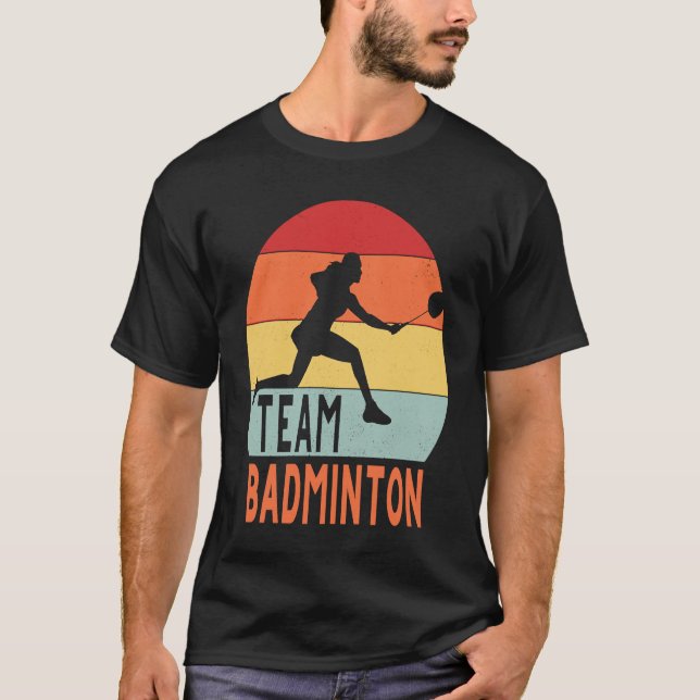 T-shirt Badminton for girls women teamwear female sports (Devant)