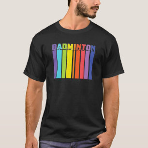 T-shirt Badminton haute navette colorée Cork Racquet Indo