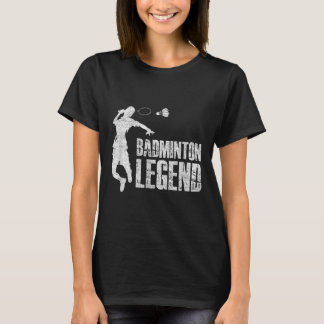 T-shirt Badminton Legend _ Racket Shuttle _ Badminton Play