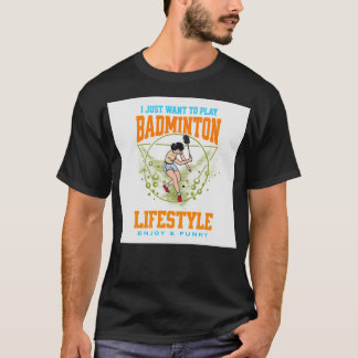 T-SHIRT BADMINTON LOVER T 1