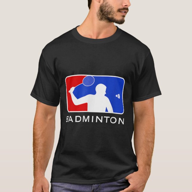 T-shirt Badminton _ Major Leagues  (Devant)