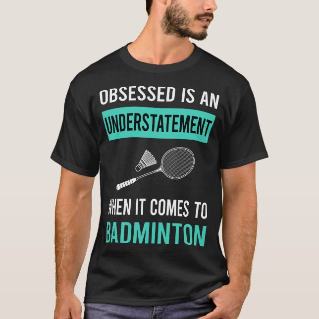 T-shirt Badminton observé (Devant)