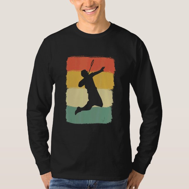 T-shirt Badminton Player Player Or Sports Person (Devant)