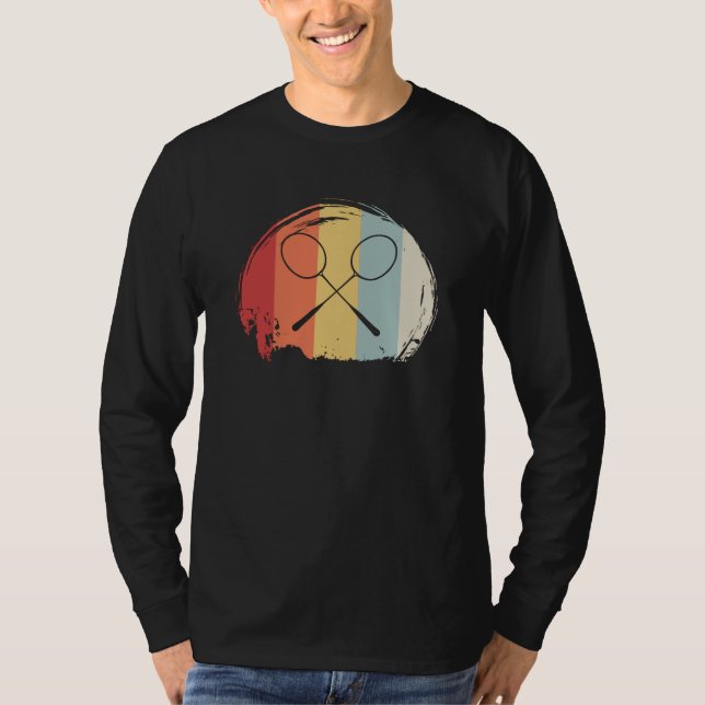 T-shirt Badminton Retro (Devant)