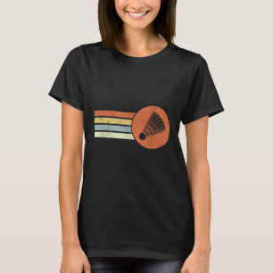 T-shirt Badminton Rétro Smash Volant Vintage Badmi