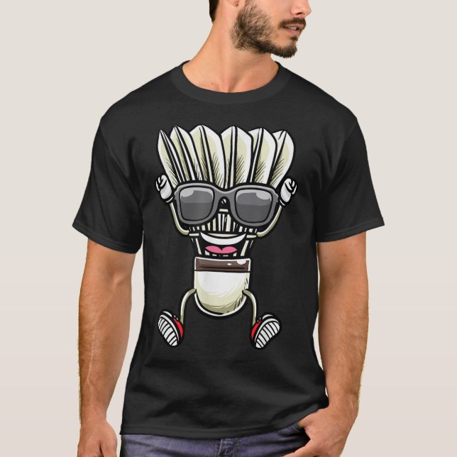 T-shirt Badminton Shuttle Dancing  (Devant)