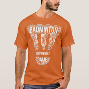 T-shirt Badminton Terme Cloud Badminton Cadeau Badminton