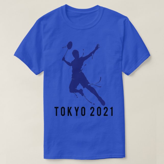 T-shirt Badminton Tokyo 2021 T 4 (Design devant)