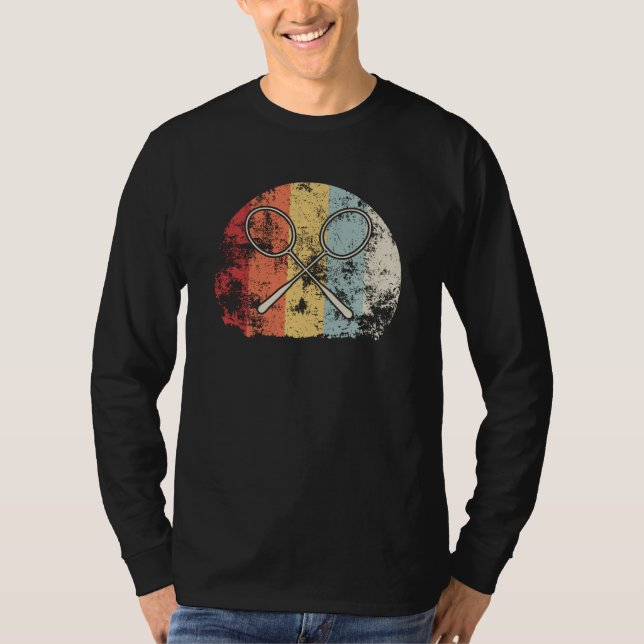 T-shirt Badminton vintage (Devant)