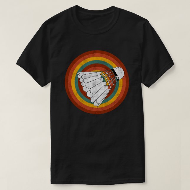 T-shirt Badminton | Volant  (Design devant)