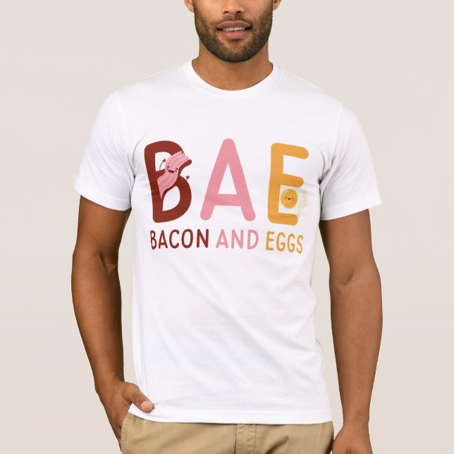 T-shirt BAE Bacon And Eggs (Devant)