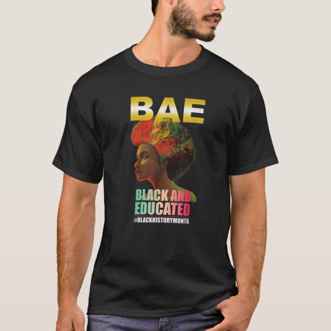 T-shirt BAE Black (Devant)