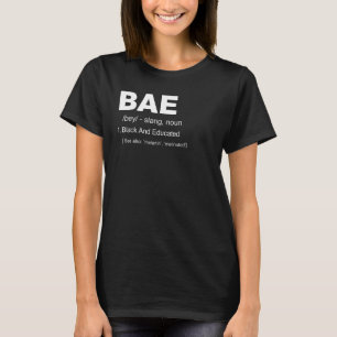 T-shirt BAE Noir et instruit