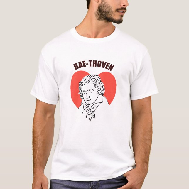 T-shirt Bae-Thoven Classical Music Pun (Devant)
