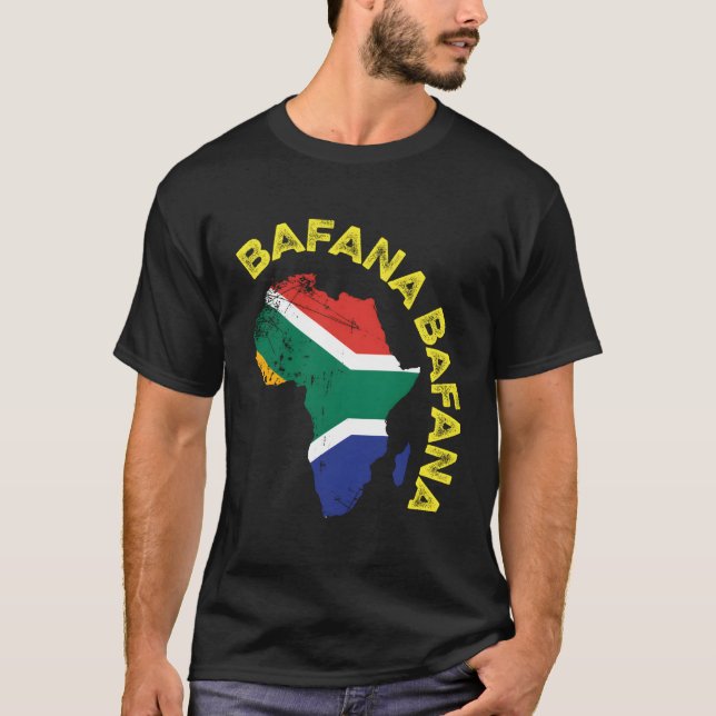 T-shirt Bafana Bafana Afrique du Sud Football (Devant)