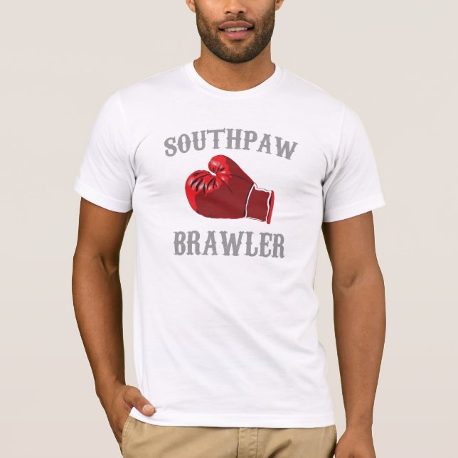 T-shirt bagarreur gaucher (Devant)