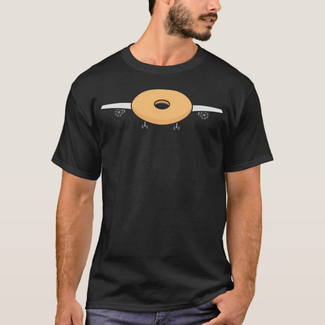 T-shirt Bagel d'avion - Pun - Wordplay (Devant)