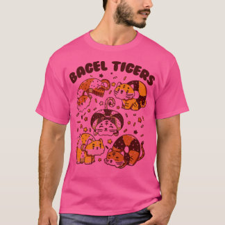 T-shirt Bagel Tigers Petit déjeuner Animaux par Tobe Fonse