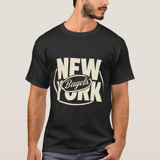 T-shirt Bagels de New York (Devant)