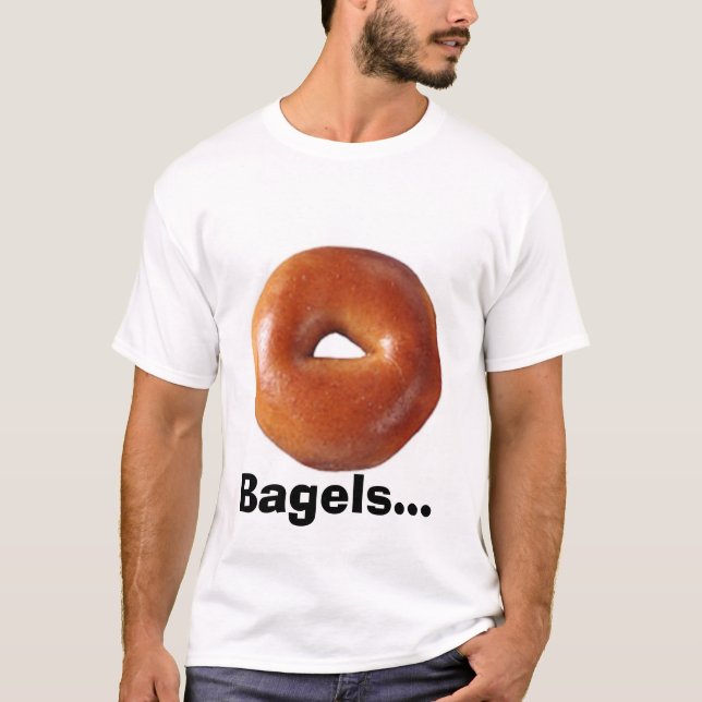 T-shirt Bagels et fromage (Devant)