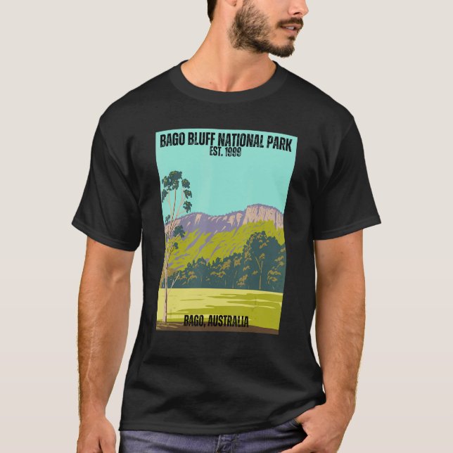 T-shirt Bago Bluff National Park Lover Australie Souvenir (Devant)