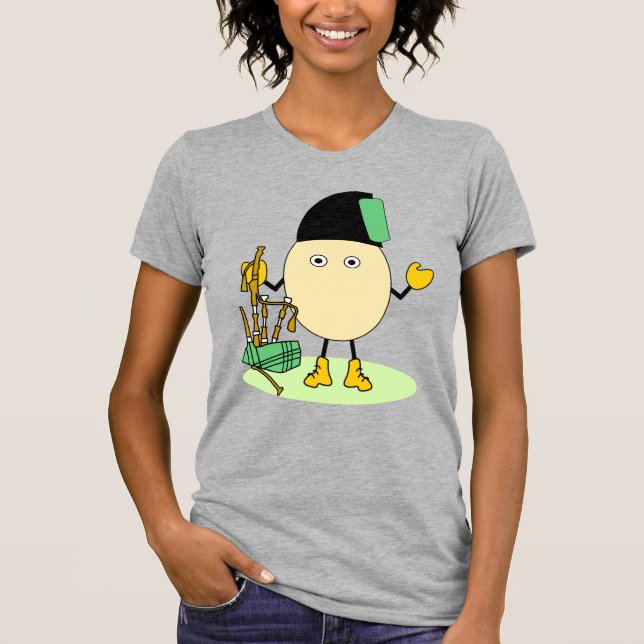 T-shirt Bagpipe Egghead (Devant)