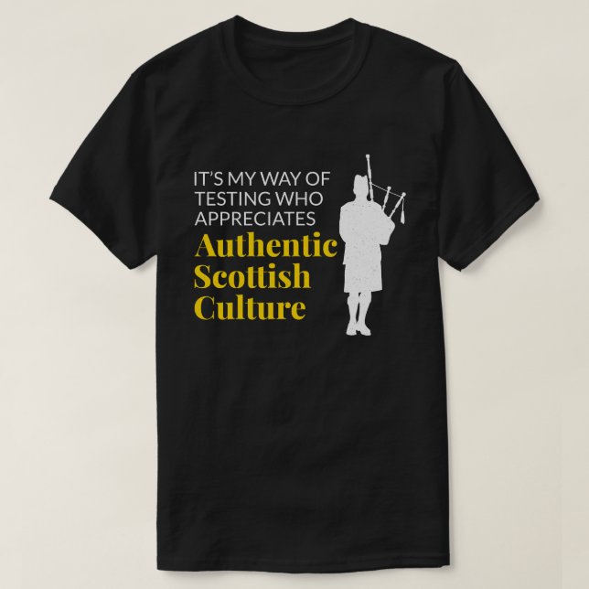T-shirt Bagpipe Player Instrument de musique Bagpiper amus (Design devant)