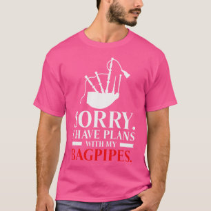 T-shirt Bagpiper Bagpiping Bagpiping Bagpipes Scotsman Mus