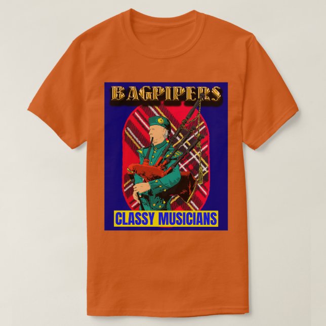 T-shirt Bagpipers Classy Musiciens 11 (Design devant)
