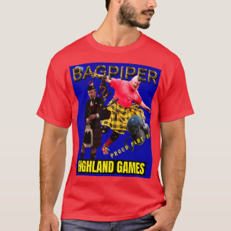 T-shirt Bagpipers Fiers de participer aux Jeux des Highlan